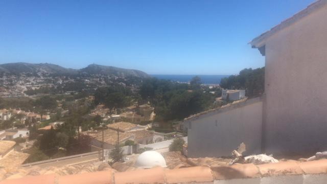 Atico-Penthouse En Moraira Con Vistas Al Mar Apartment Teulada Bagian luar foto